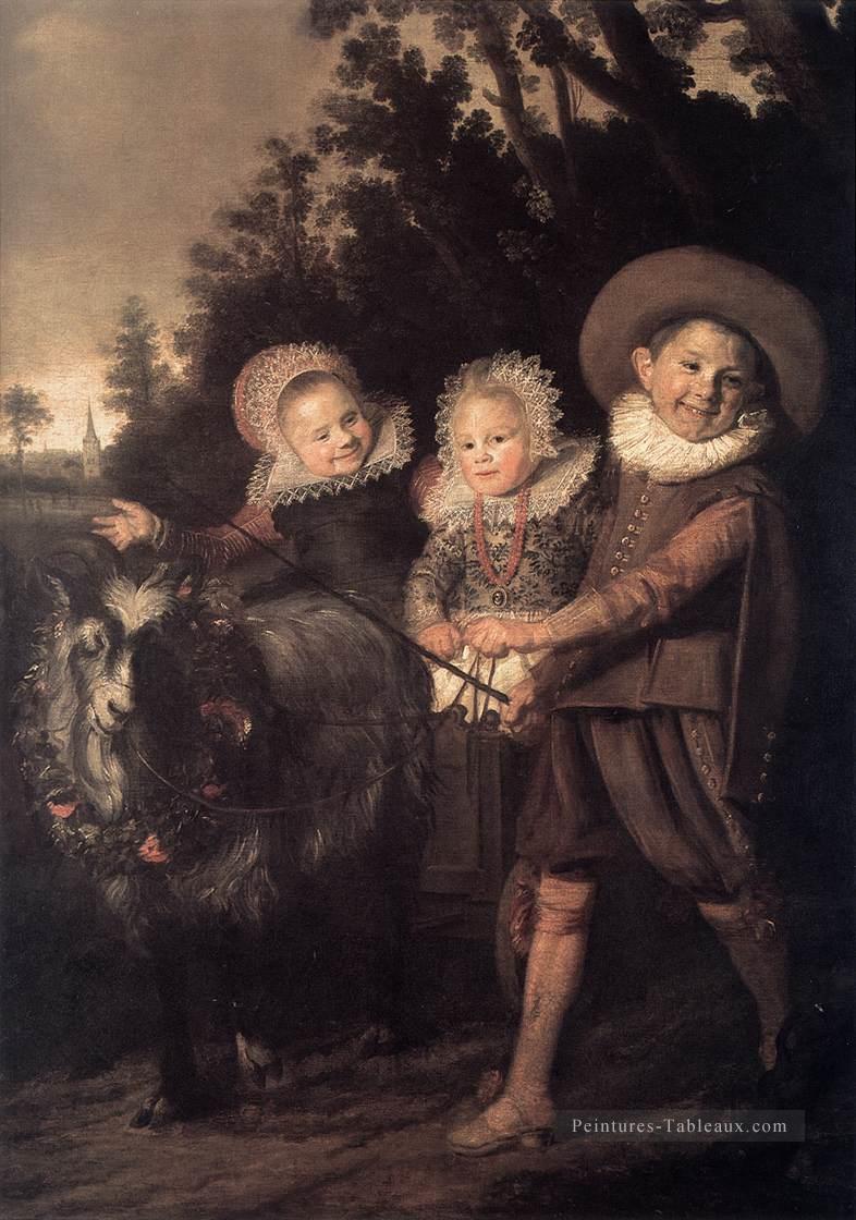Groupe d’enfants portrait Siècle d’or néerlandais Frans Hals Peintures à l'huile